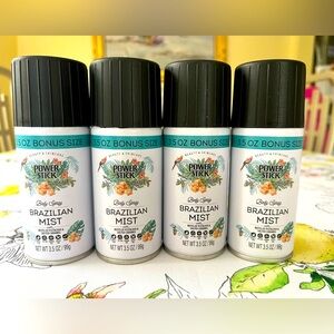 Power Stick Brazilian Mist Body Spray Pistachio & Salted Caramel set of 4
